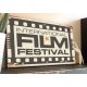 Film festival vintage ξύλινος πίνακας