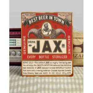 Beer Jax Vintage Ξύλινος Πίνακας 20x25 cm