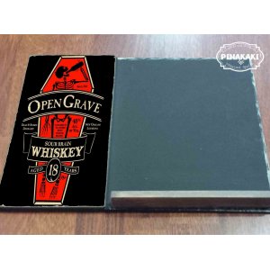 Open Grave  Ξύλινος χειροποίητος μαυροπίνακας 38x26 εκ