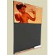 Pin Up Girl Ξύλινος Χειροποίητος Μαυροπίνακας 38 x 26 cm