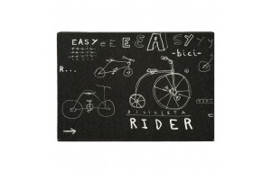 Bicycle vintage ξύλινος χειροποίητος chalkboard-like πίνακας