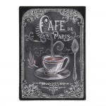 Café De Paris ξύλινος χειροποίητος πίνακας
