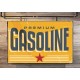 Gasoline vintage ξύλινος πίνακας