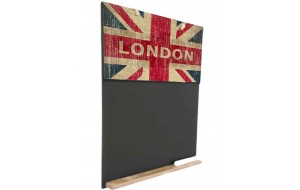 London ξύλινος χειροποίητος μαυροπίνακας 26x38 εκ