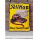 Pelikan ταινίες vintage ξύλινος χειροποίητος πίνακας