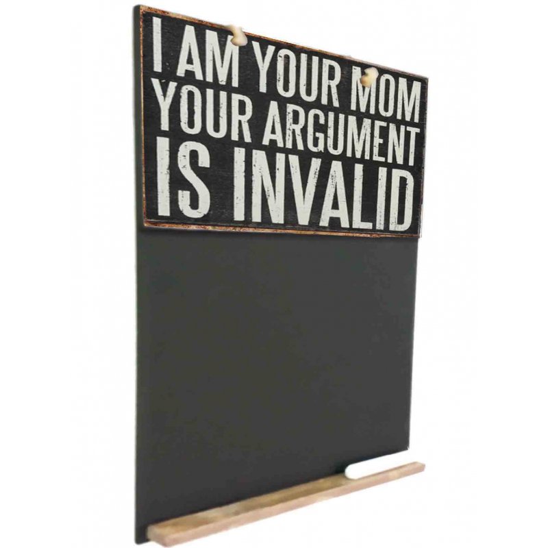 I am your mom ξύλινος χειροποίητος μαυροπίνακας 26x38 εκ