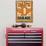 Vintage πινακάκι dad 's garage