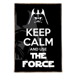 Keep calm and use the force διακοσμητικό πινακάκι