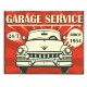 Ρετρό πινακάκι με διαφήμιση garage service