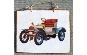 Πίνακας vintage αυτοκίνητο 26x13 εκ