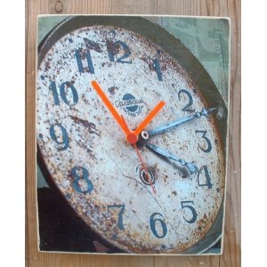Vintage wall clock ρολόι τοίχου χειροποίητο