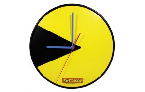 Ξύλινο ρολόι Pacman 32 εκ
