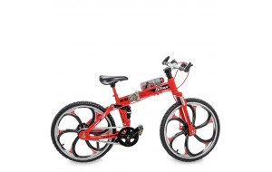 Κόκκινο μεταλλικό διακοσμητικό ποδήλατο αθλητικό μινιατούρα 19 εκ