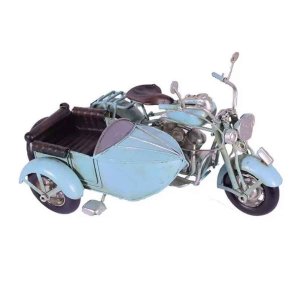 Vintage διακοσμητική μηχανή με καλάθι 19x14x12 εκ