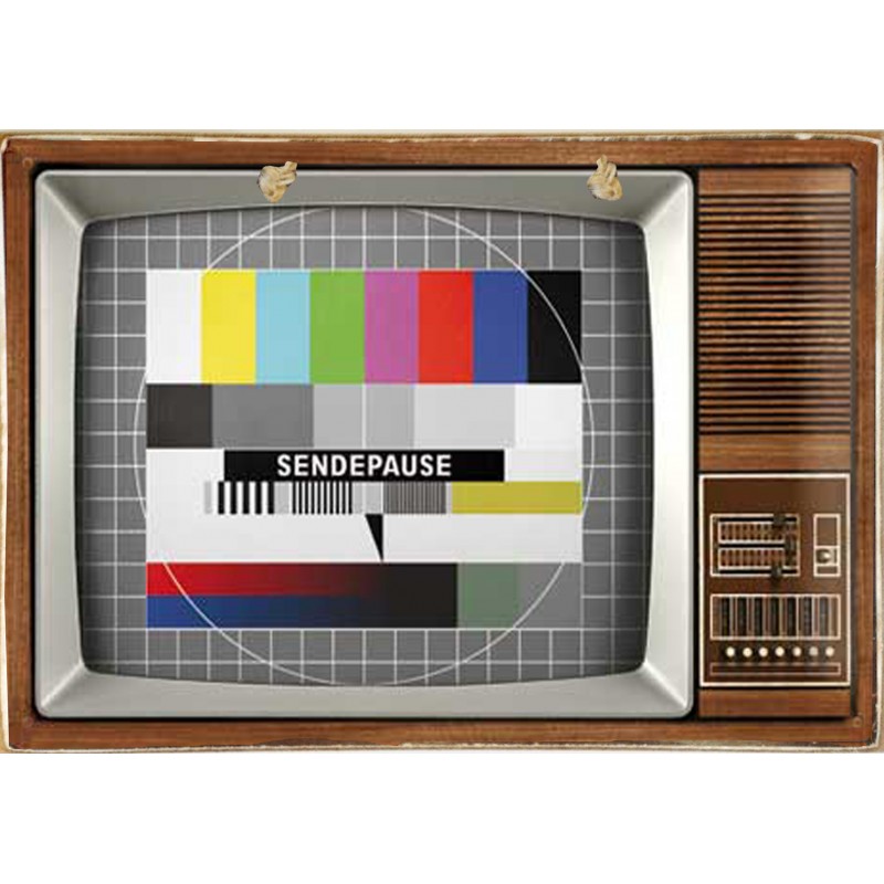 Vintage ξύλινο πινακάκι Tv