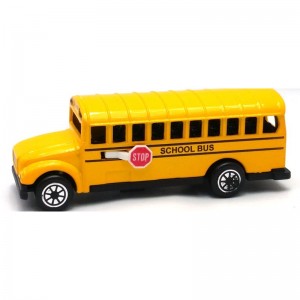 Σχολικό Λεωφορείο -  Μεταλλική μινιατούρα και ξύστρα 9cm