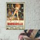 Barbarella  vintage ξύλινο χειροποίητο πινακάκι