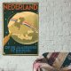 Nederland vintage ξύλινο χειροποίητο πινακάκι