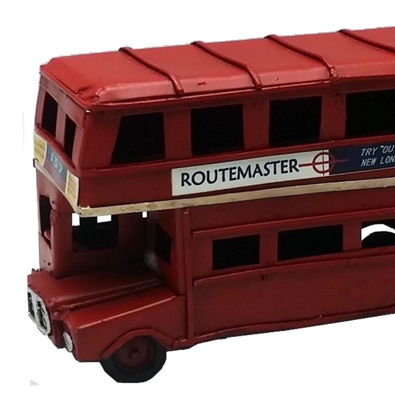 Vintage μεταλλικό λεωφορείο London Bus 11x3x6 εκ