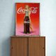 Vintage πίνακας χειροποίητος Coca Cola και pin up girl
