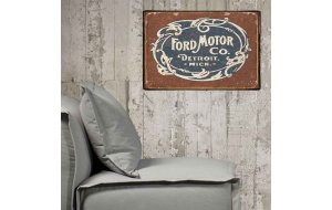 Vintage πίνακας χειροποίητος διαφήμιση Ford