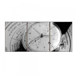 Time - Τρίπτυχος Πίνακας Χειροποίητος 