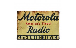 Motorola service ξύλινο χειροποίητο πινακάκι