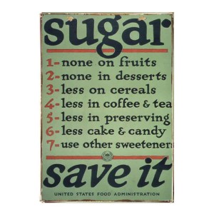 Vintage πίνακας χειροποίητος sugar save It