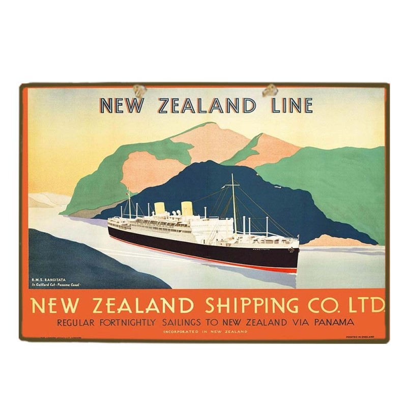 Vintage ξύλινο χειροποίητο πινακάκι καράβι