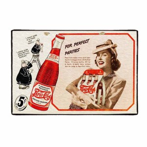 Vintage ξύλινος πίνακας διαφήμιση της Pepsi Cola