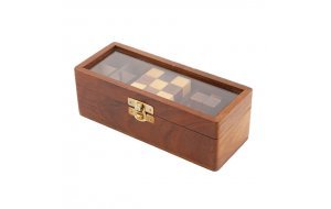 Παζλ κύβοι σε ξύλινο κουτί 18x7x7 εκ