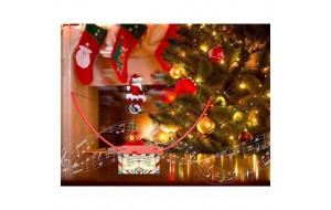 Mr.Christmas διακοσμητικό Άγιος Βασίλης με κίνηση και μουσική 66x33 εκ