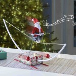 Mr Christmas διακοσμητικό Άγιος Βασίλης με κίνηση και μουσική 66x33 εκ
