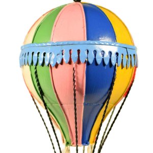 Αερόστατο μεταλλικό διακοσμητικό 20 εκ