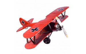 Μικρή μινιατούρα κόκκινο αεροπλάνο 35x28x12 εκ