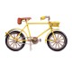 Μινιατούρα κίτρινο ποδήλατο 16x5x9 εκ