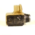 Μινιατούρα μεταλλική φωτογραφική μηχανή vintage 6x5 εκ