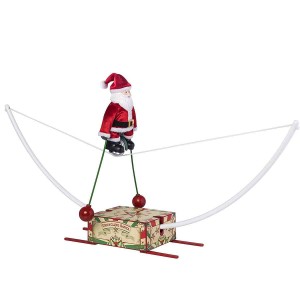 Mr Christmas διακοσμητικό Άγιος Βασίλης με κίνηση και μουσική 66x33 εκ