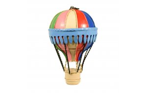 Μεταλλικό διακοσμητικό αερόστατο κρεμαστό 13 εκ