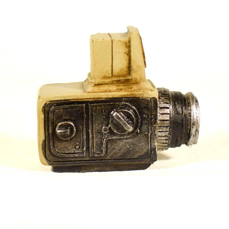 Μινιατούρα μεταλλική φωτογραφική μηχανή vintage 6x5 εκ