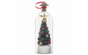 Mr.Christmas διακοσμητικό μπουκαλάκι με μουσική και φως 20 εκ