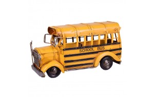 Σχολικό λεωφορείο κίτρινο διακοσμητικό 28x13x14 εκ