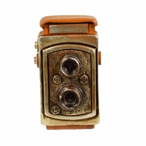 Vintage μεταλλική μινιατούρα κάμερα 6x5 εκ