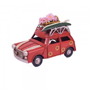 Μεταλλικό αυτοκίνητο mini μινιατούρα κόκκινο 11 εκ