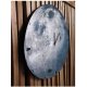 Επιτοίχιο χειροποίητο ρολόι ξύλινο surface of the moon