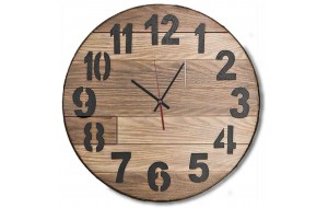 Χειροποίητο ξύλινο classic επιτοίχιο ρολόι