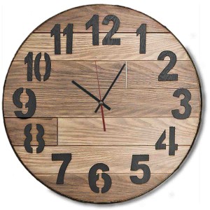 Χειροποίητο ξύλινο classic επιτοίχιο ρολόι