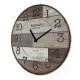 Industrial ξύλινο στρογγυλό ρολόι τοίχου pallet floor