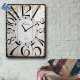 Vintage ρολόι τοίχου Paris ξύλινο χειροποίητο 48x64 εκ