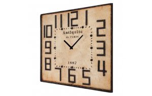 Vintage ξύλινο ρολόι τοίχου rusty wood